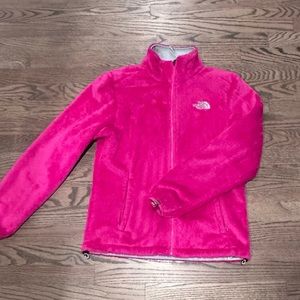 NORTH FACE Osito Fleece Jacket Hot Pink in women’s small